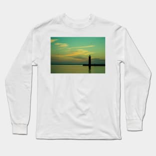 Twilight, Lake Michigan Long Sleeve T-Shirt